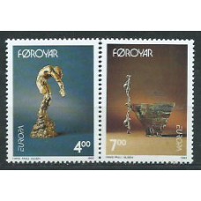 Feroe - Correo Yvert 240/1 ** Mnh Europa