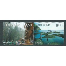 Feroe - Correo Yvert 493/4 ** Mnh Europa