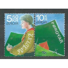 Feroe - Correo Yvert 595/6 ** Mnh Europa Boi Scouts