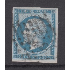 Francia - Correo 1854 Yvert 14A Usado