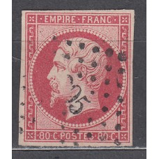 Francia - Correo 1854 Yvert 17A Usado