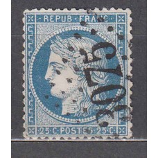 Francia - Correo 1871 Yvert 60A Usado