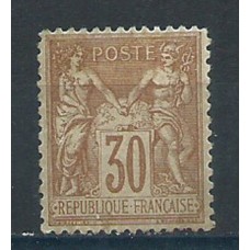 Francia - Correo 1876 Yvert 80 * Mh