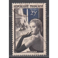 Francia - Correo 1955 Yvert 1020 usado