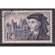 Francia - Correo 1955 Yvert 1034 usado   Jacques Coeur