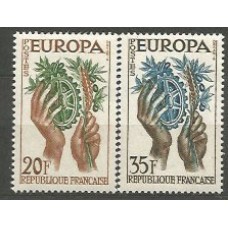 Francia - Correo 1957 Yvert 1122/3 ** Mnh  Europa