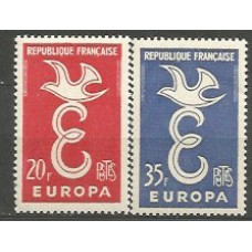 Francia - Correo 1958 Yvert 1173/4 ** Mnh  Europa