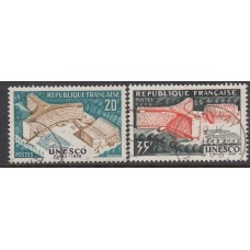 Francia - Correo 1958 Yvert 1177/8 usado   UNESCO