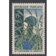 Francia - Correo 1958 Yvert 1179 usado   Armisticio