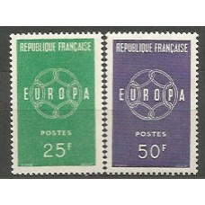 Francia - Correo 1959 Yvert 1218/9 ** Mnh  Europa