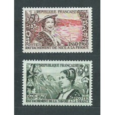 Francia - Correo 1960 Yvert 1246/7 * Mh