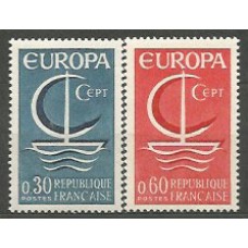 Francia - Correo 1966 Yvert 1490/1 ** Mnh  Europa