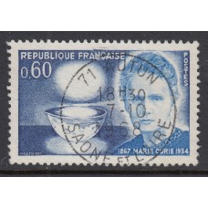 Francia - Correo 1967 Yvert 1533 usado   Marie Curie