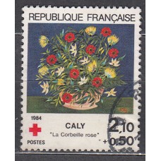 Francia - Correo 1984 Yvert 2345 usado   Cruz roja