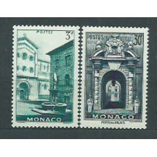 Monaco - Correo 1951 Yvert 369/70 *Mh  Vistas del Principado