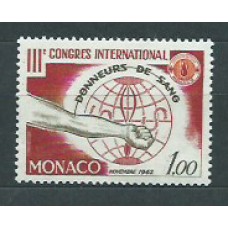 Monaco - Correo 1962 Yvert 598 ** Mnh  Donantes de sangre