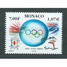 Monaco - Correo 2000 Yvert 2239 ** Mnh Deportes. Olimpiadas de Sydney