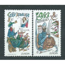 Chequia - Correo 1997 Yvert 141/2 ** Mnh Europa cuentos