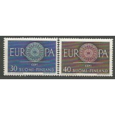 Finlandia - Correo 1960 Yvert 501/2 ** Mnh Tema Europa