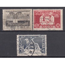 Finlandia - Correo 1935 Yvert 183/5 o Usado