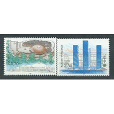 Finlandia - Correo 1987 Yvert 985/6 ** Mnh Arquitectura