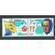 Finlandia - Correo 1992 Yvert 1141/2 ** Mnh Descubrimiento de América