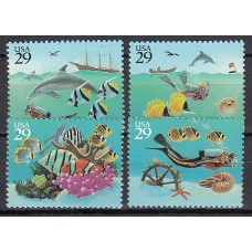 Estados Unidos - Correo 1994 Yvert 2283/6 ** Mnh Fauna Marina