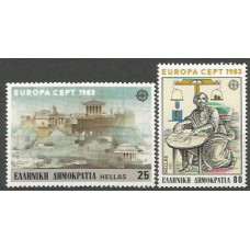 Grecia - Correo 1983 Yvert 1491/2 ** Mnh Europa