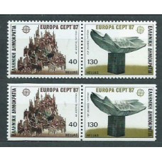 Grecia - Correo 1987 Yvert 1632/5 ** Mnh Europa