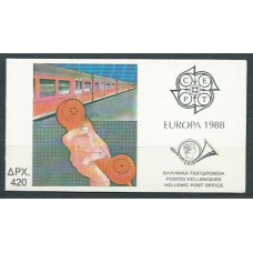 Grecia - Correo 1988 Yvert 1667 Carnet ** Mnh Europa