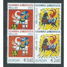 Grecia - Correo 2002 Yvert 2094/7 ** Mnh Europa circo