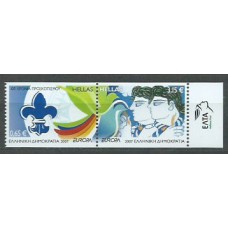 Grecia - Correo 2007 Yvert 2390/1 ** Mnh Europa scoutismo