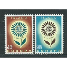 Islandia - Correo 1964 Yvert 340/1 ** Mnh Europa