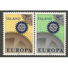 Islandia - Correo 1967 Yvert 364/5 ** Mnh Europa