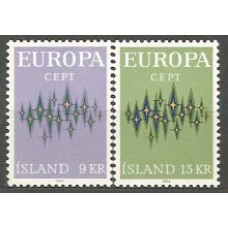 Islandia - Correo 1972 Yvert 414/5 ** Mnh Europa