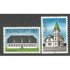 Islandia - Correo 1978 Yvert 483/4 ** Mnh Europa