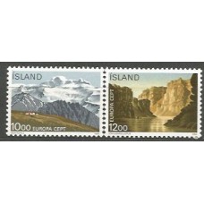 Islandia - Correo 1986 Yvert 601/2 ** Mnh Europa