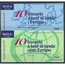 Islandia - Correo 1995 Yvert 777/8 Carnet ** Mnh Europa