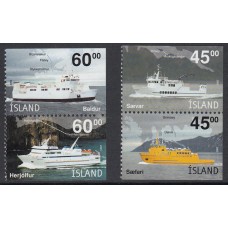 Islandia - Correo 2003 Yvert 962/5 ** Mnh Barcos