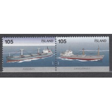 Islandia - Correo 2007 Yvert 1087/8 ** Mnh Barcos