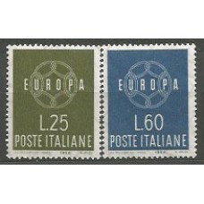 Italia - Correo 1959 Yvert 804/5 ** Mnh Europa