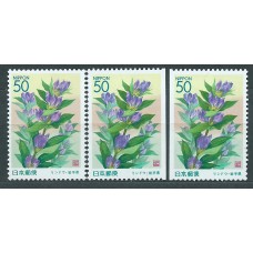 Japon - Correo 1999 Yvert 2622+2622a ** Mnh  Flores