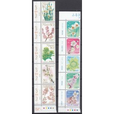 Japon - Correo 2008 Yvert 4561/70 ** Mnh  Flores