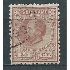 Surinam - Correo 1873-88 Yvert 11 usado  Personaje