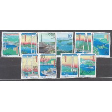 Japon - Correo 1999 Yvert 2549/58 ** Mnh  Puentes