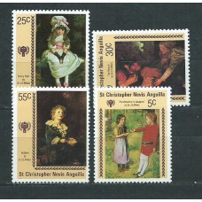 San Cristobal - Correo Yvert 412/5 ** Mnh Navidad