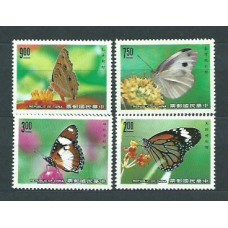 Formosa - Correo 1990 Yvert 1836/9 ** Mnh  Fauna mariposas