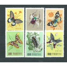 Formosa - Correo 1958 Yvert 249/54 ** Mnh  Fauna mariposas