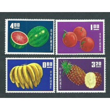 Formosa - Correo 1964 Yvert 478/81 ** Mnh  Frutas