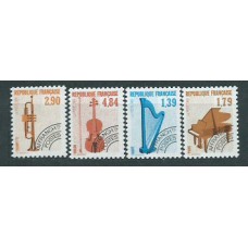 Francia - Preobliterados Yvert 202/6 ** Mnh  Instrumentos musicales